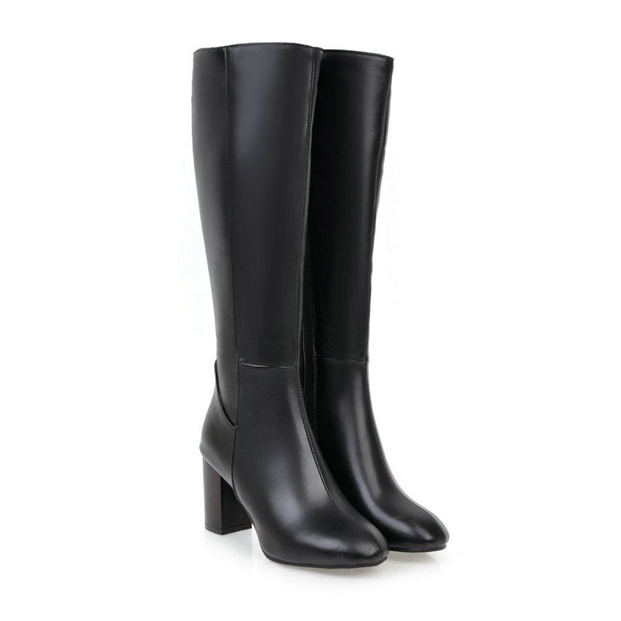 Relaxed Zip-Up Boots