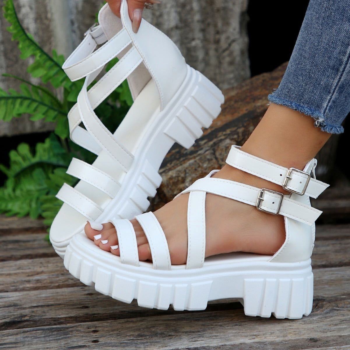 Comfortable Heeled Sandals