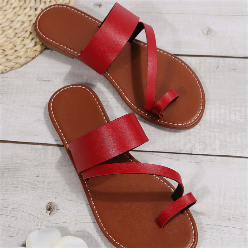 Walking Metallic Sandals