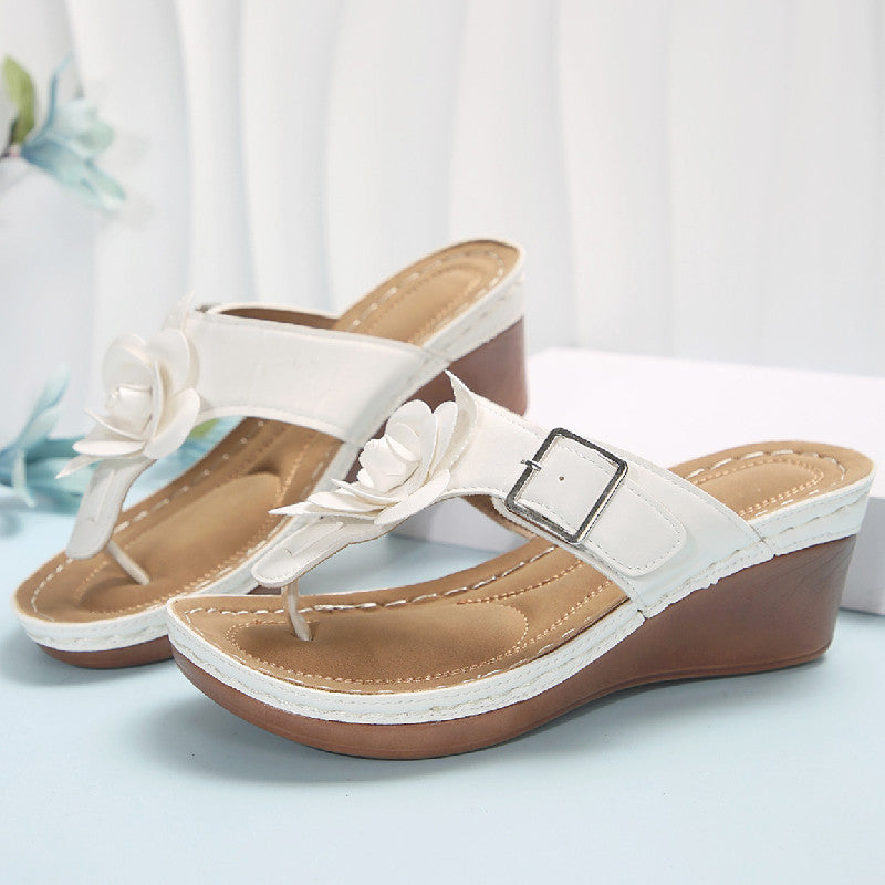 Natural Slide Sandals