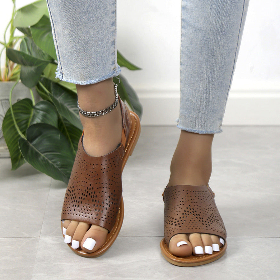 Sunny Metallic Sandals