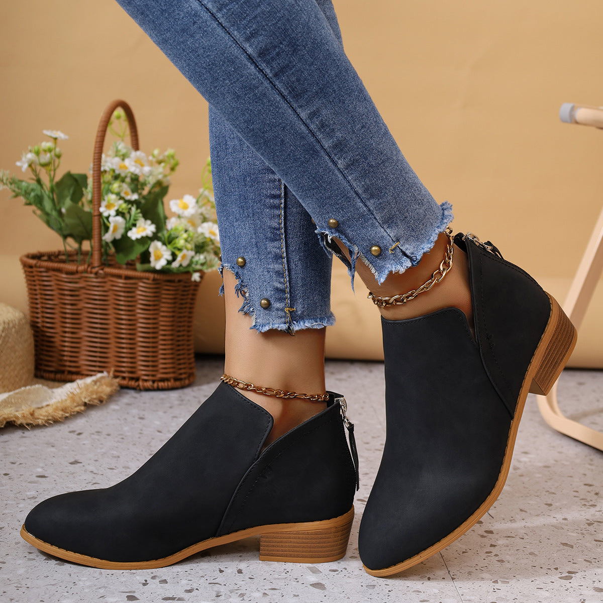 Coastal Block-Heel Boots