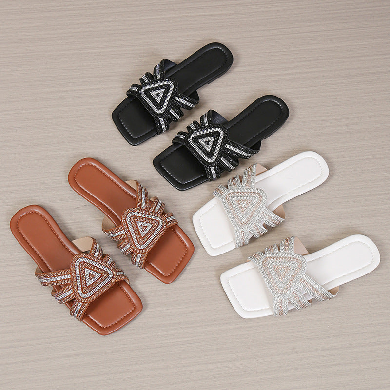Easy Metallic Sandals