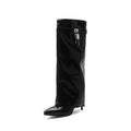 Airy Block-Heel Boots