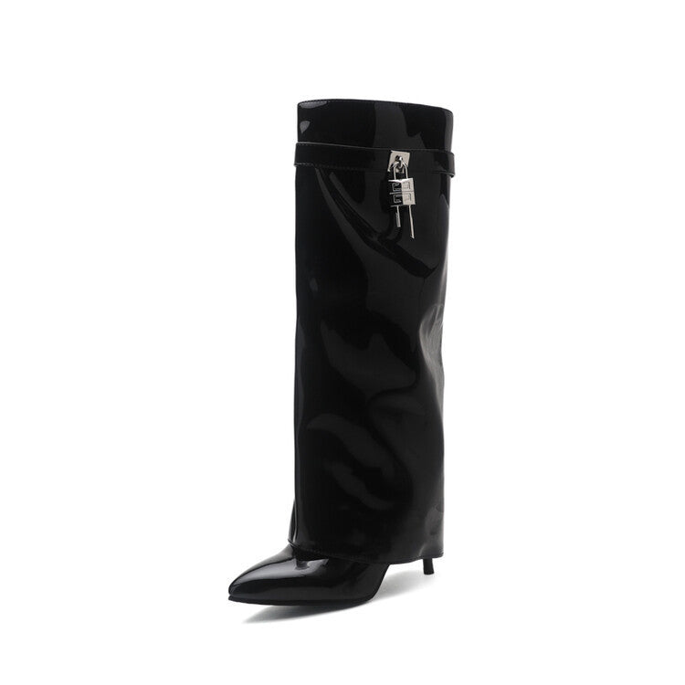 Airy Block-Heel Boots