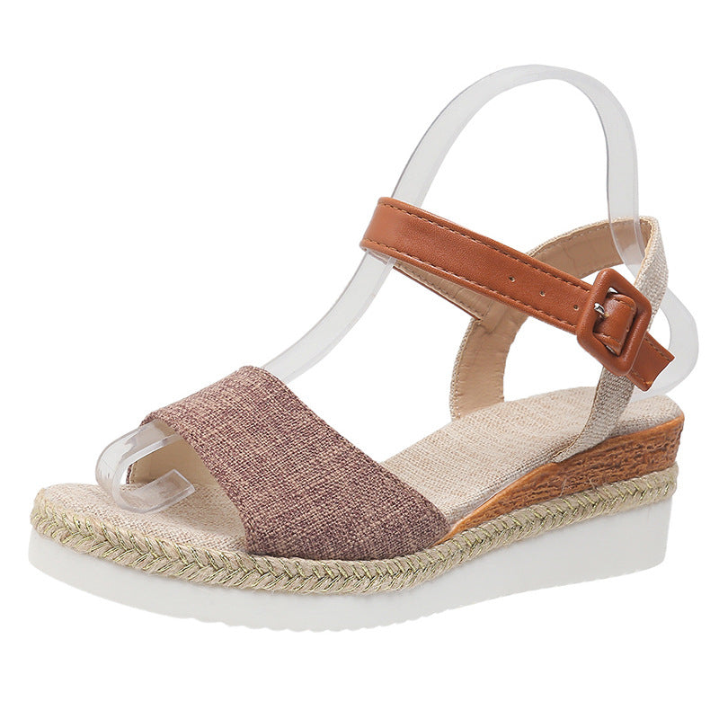 Warm Metallic Sandals