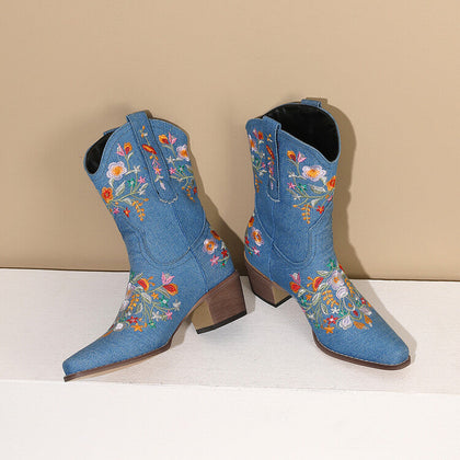 Natural Western Boots