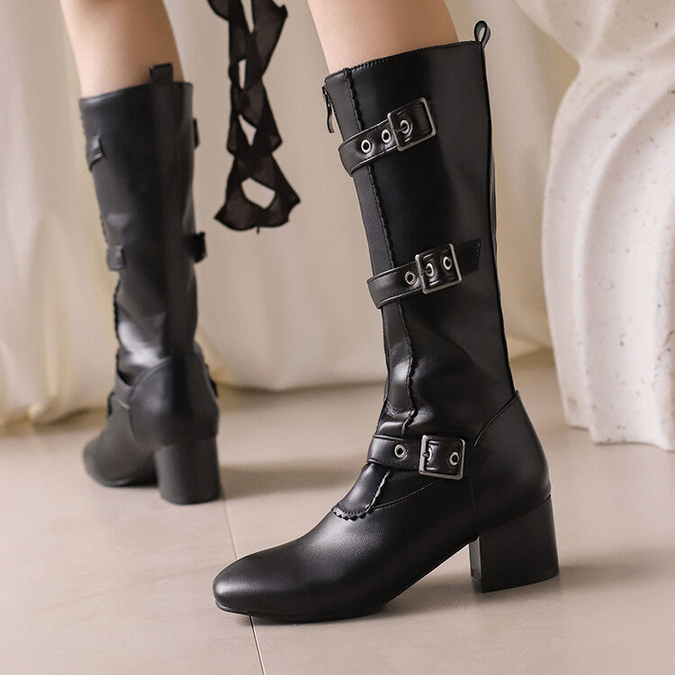 Sunny Block-Heel Boots