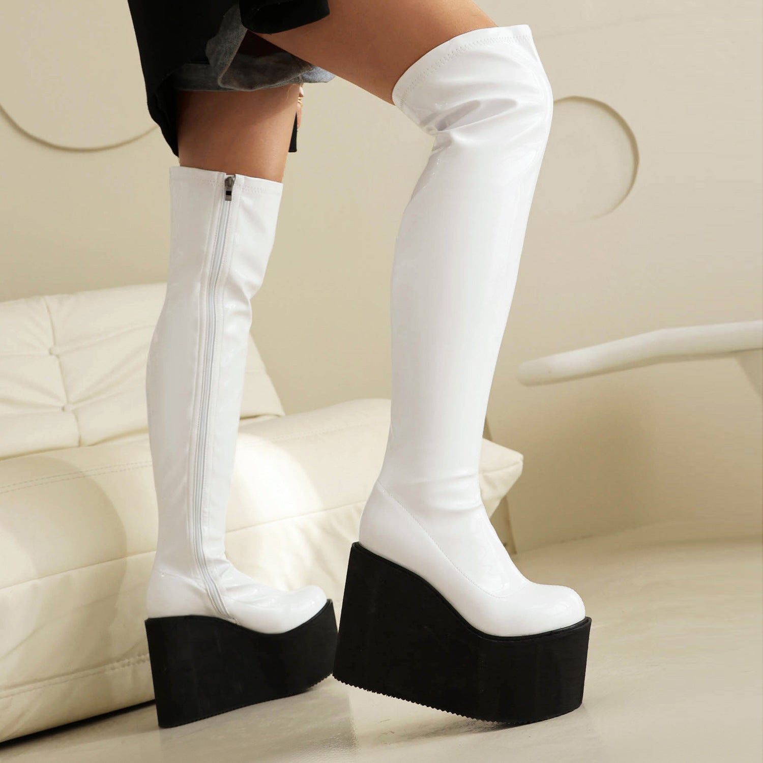Modern Knee-High Boots