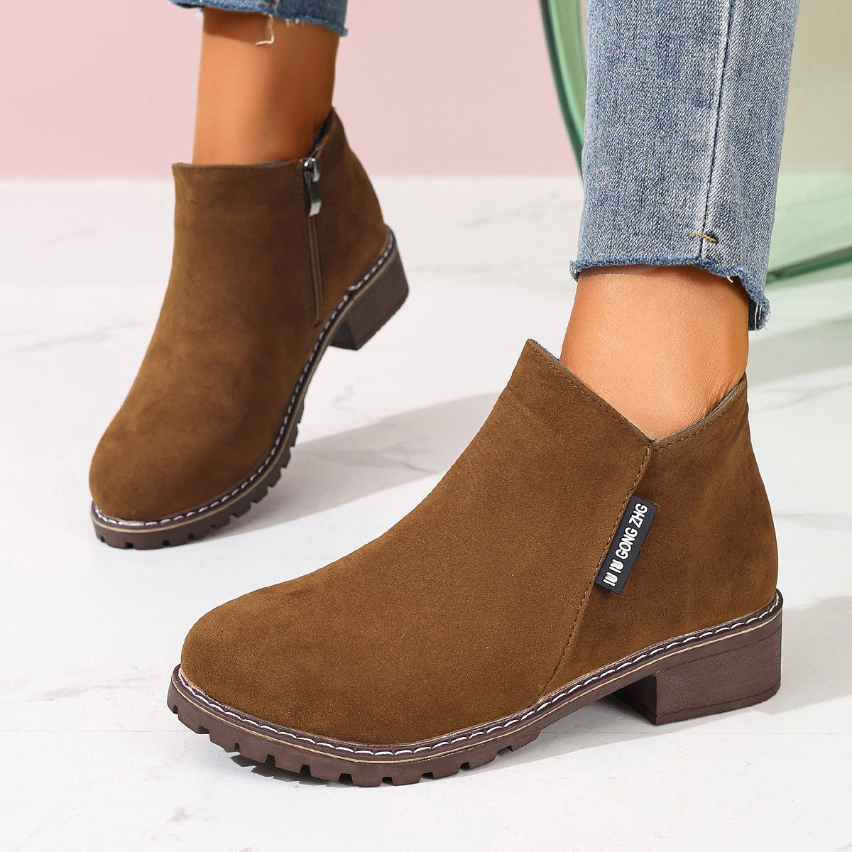 Walking Side-Zip Boots