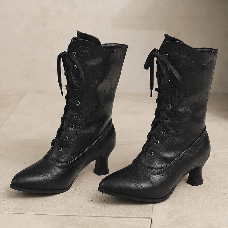 Casual Zip-Up Boots