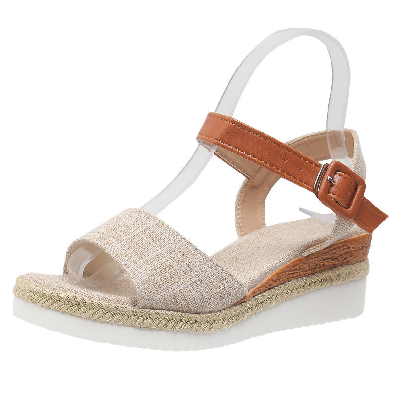 Warm Metallic Sandals
