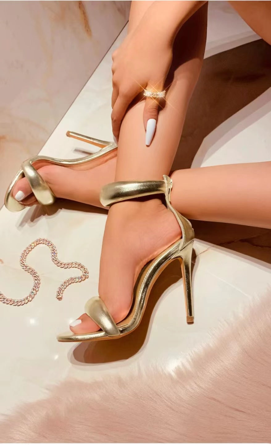 Sunny Lace-Up Sandals