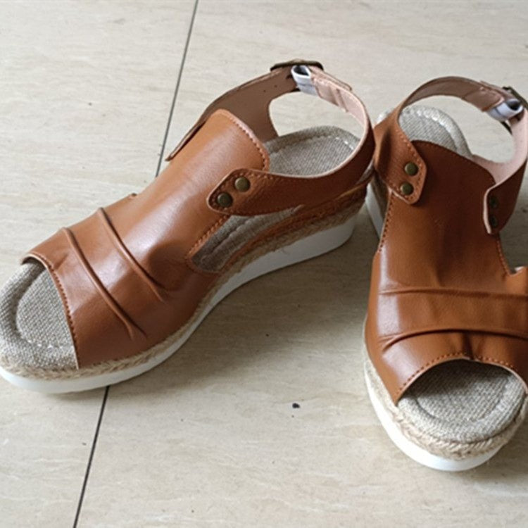 Natural Strappy Sandals