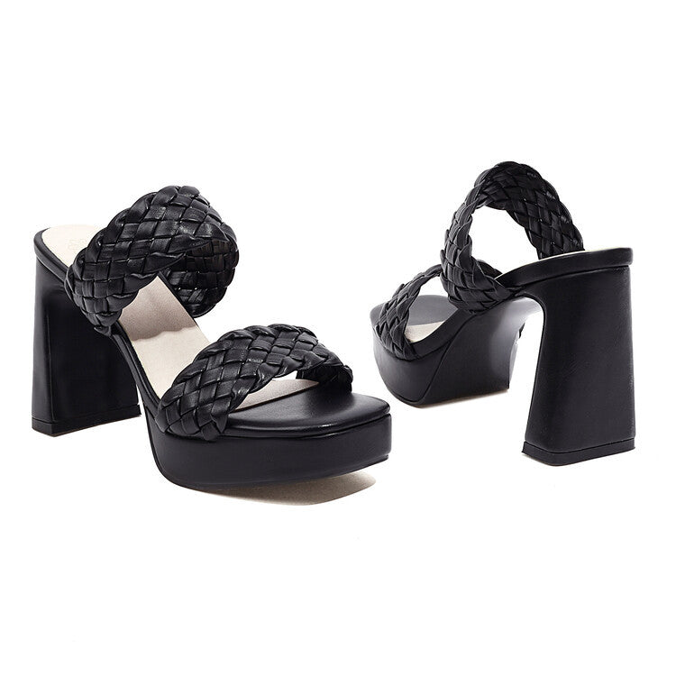 Clean Heeled Sandals