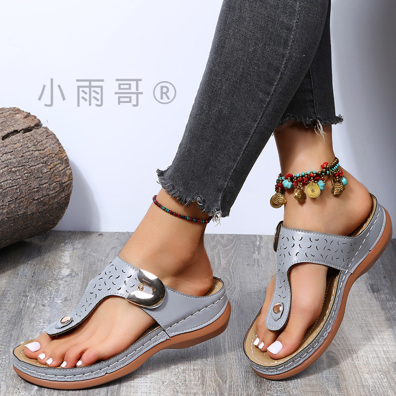 Walking Buckled Sandals