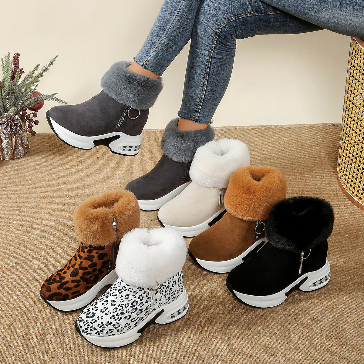Summer Block-Heel Boots