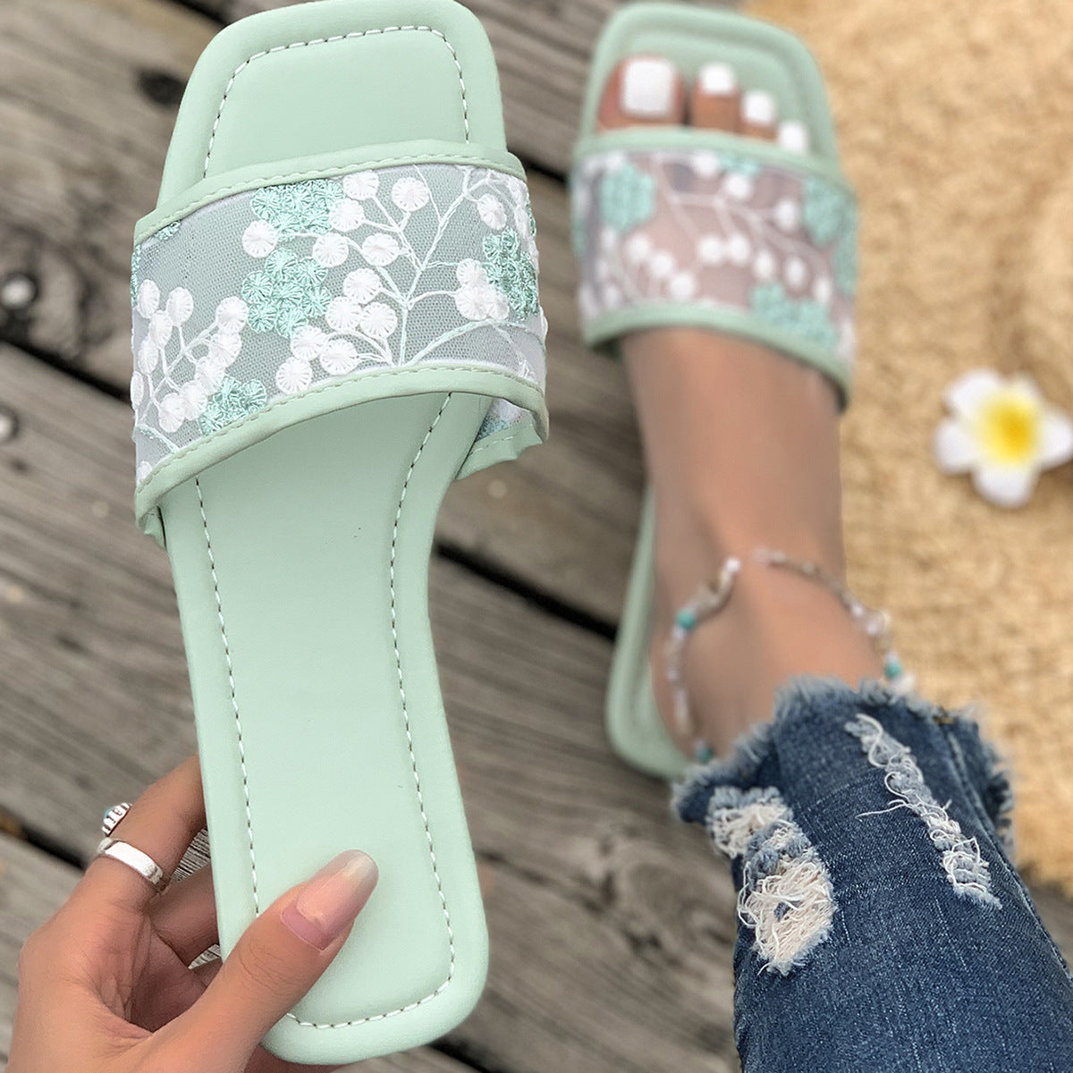 Coastal Slide Sandals