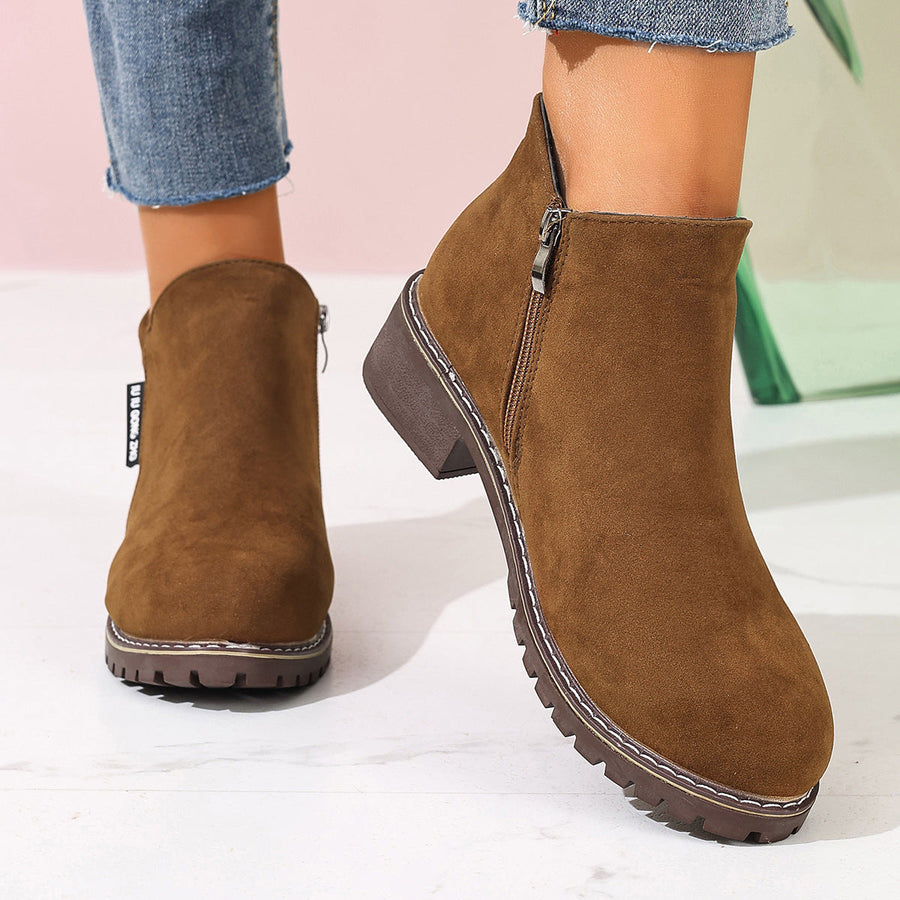 Walking Side-Zip Boots