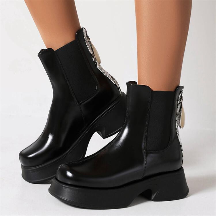 Sunny Zip-Up Boots