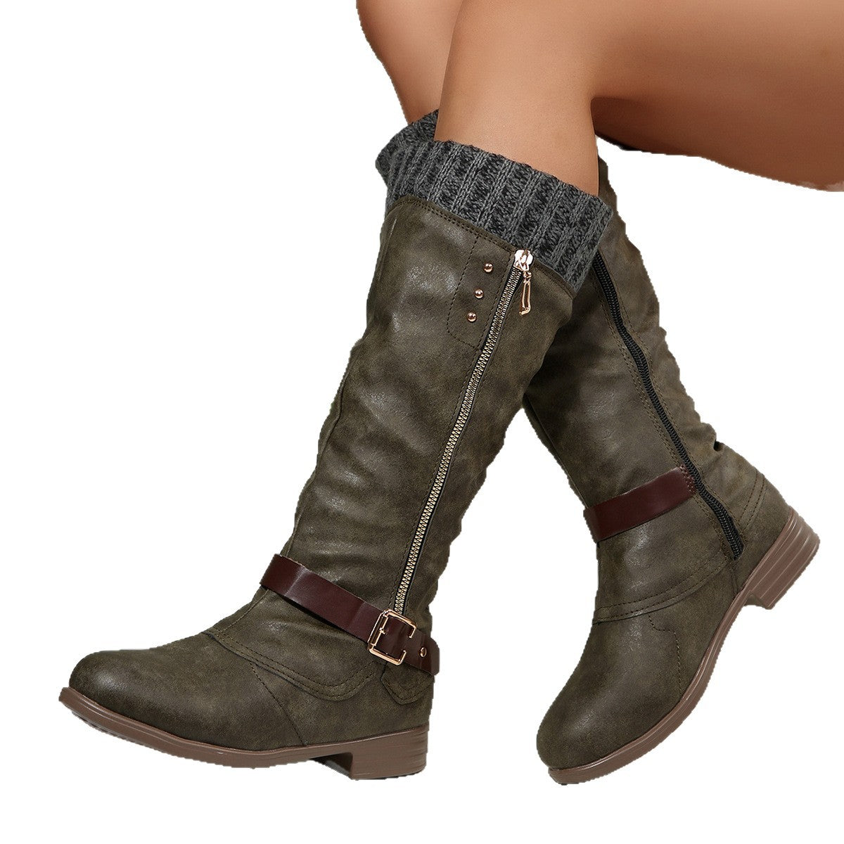 Summer Leather Boots