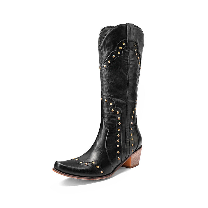 Natural Heeled Boots