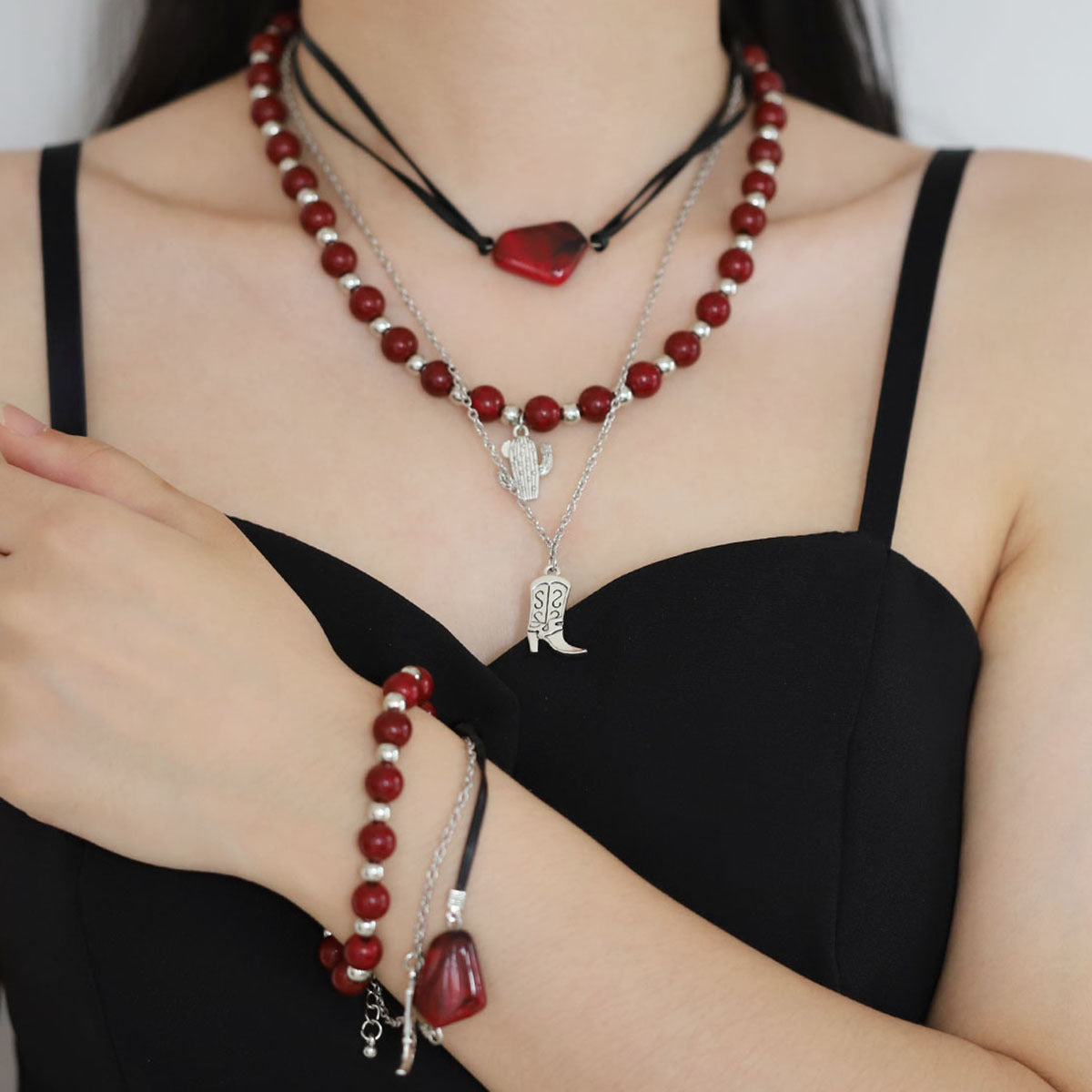 Warm Sleeveless Set