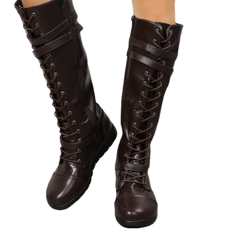 Warm Block-Heel Boots