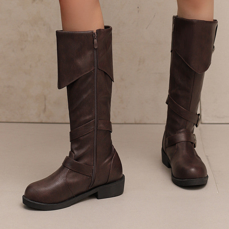 Comfortable Block-Heel Boots