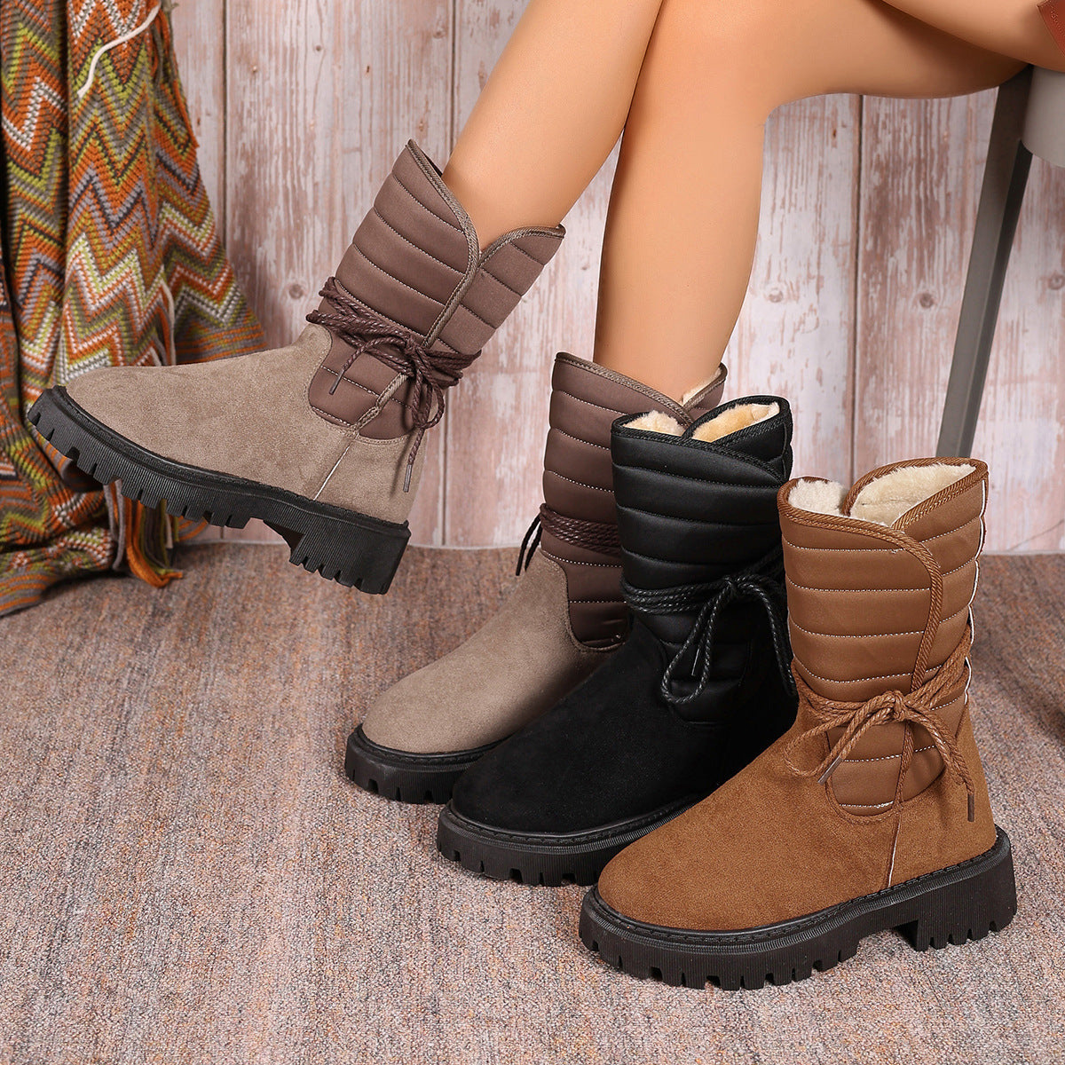 Comfortable Lug-Sole Boots