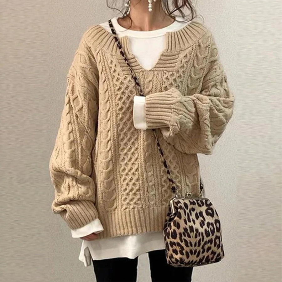 Casual Ribbed Sweater