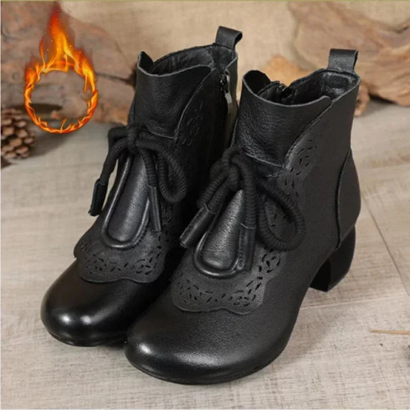 Simple Zip-Up Boots