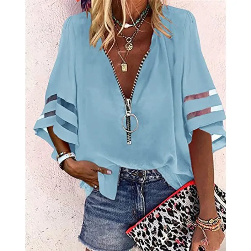Sunday Wrap Blouse
