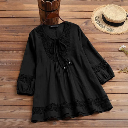Vintage Peplum Blouse