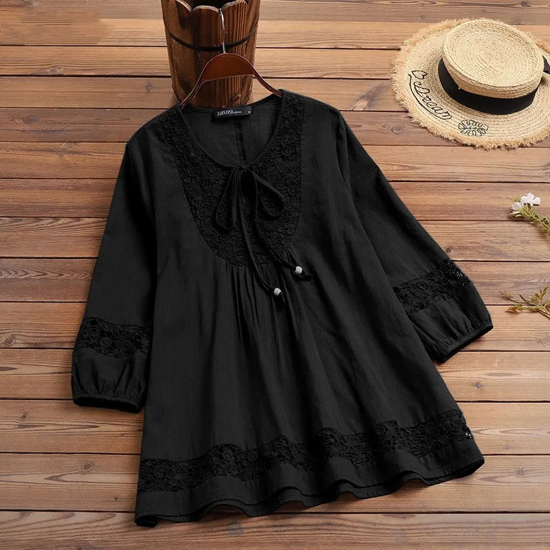 Vintage Peplum Blouse