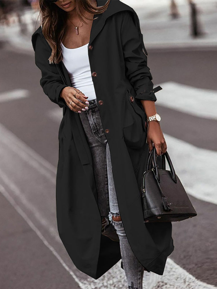 Relaxed Buttoned Coat