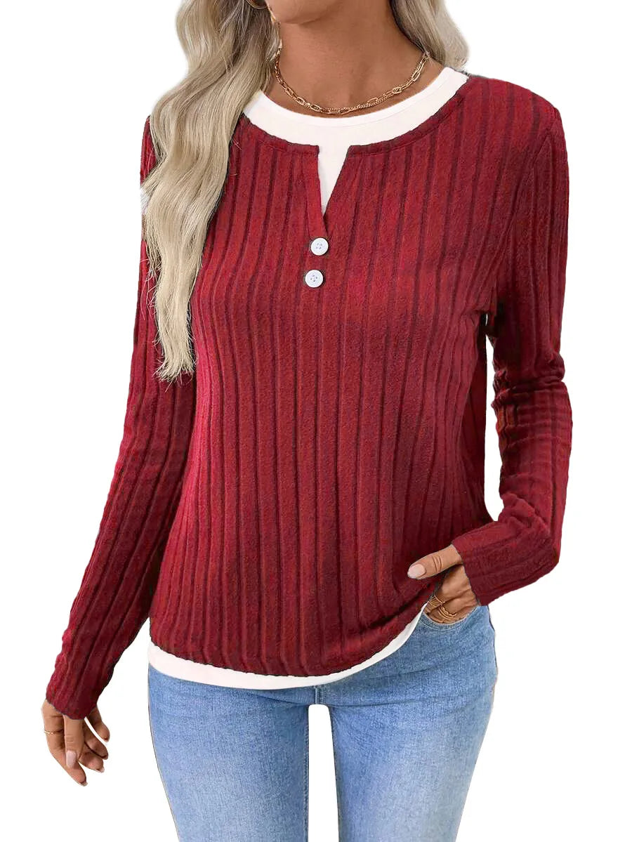 Classic Textured Blouse