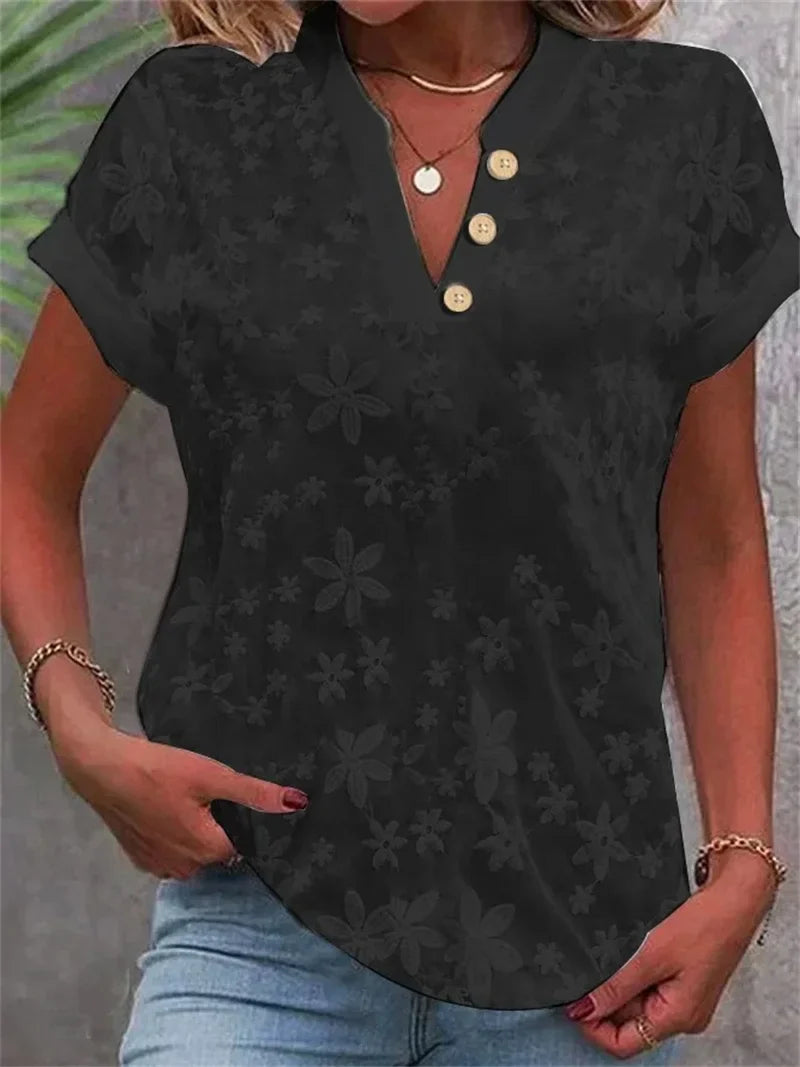 Vintage Buttoned Blouse