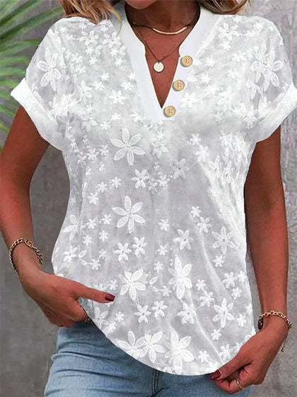 Vintage Buttoned Blouse