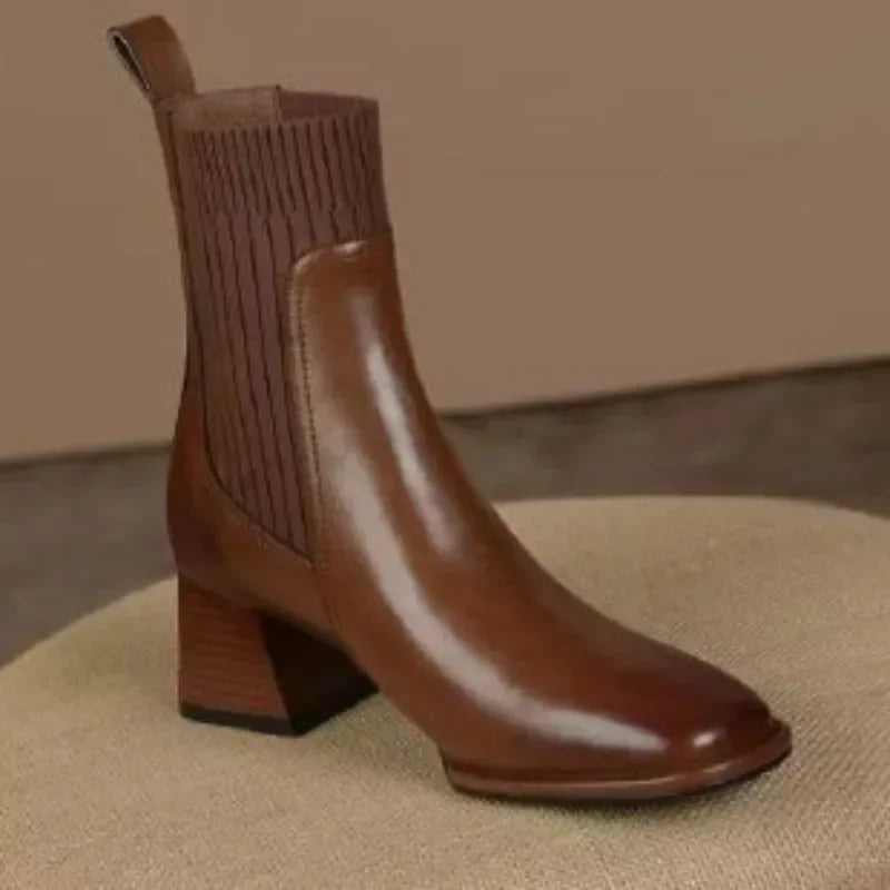 Relaxed Textured Boots