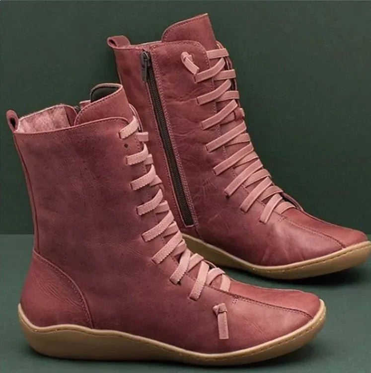 Travel Faux-Suede Boots