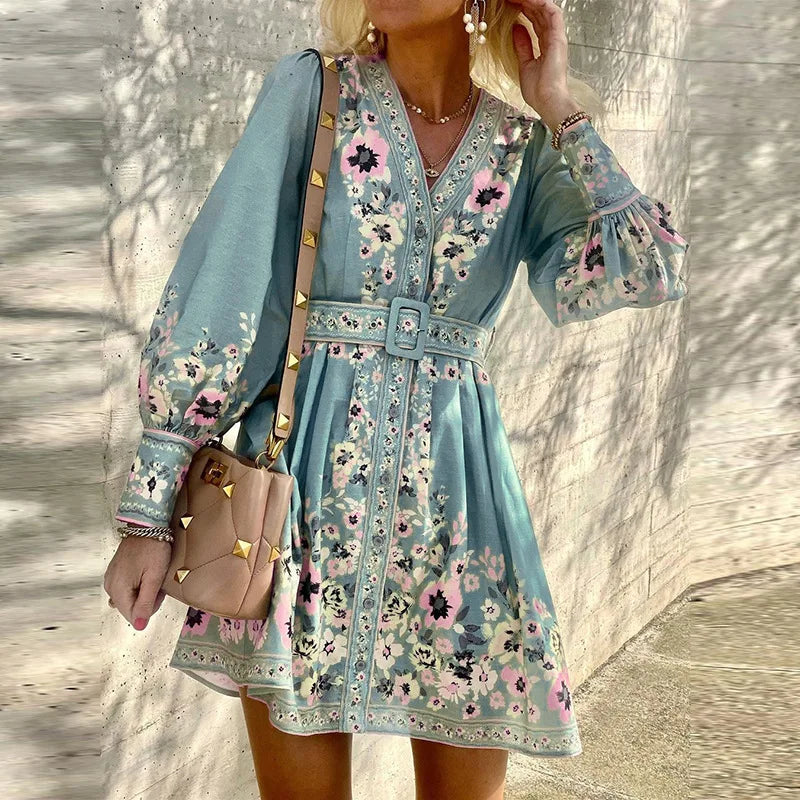 Breezy Puff-Sleeve Dress
