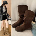 Summer Faux-Suede Boots