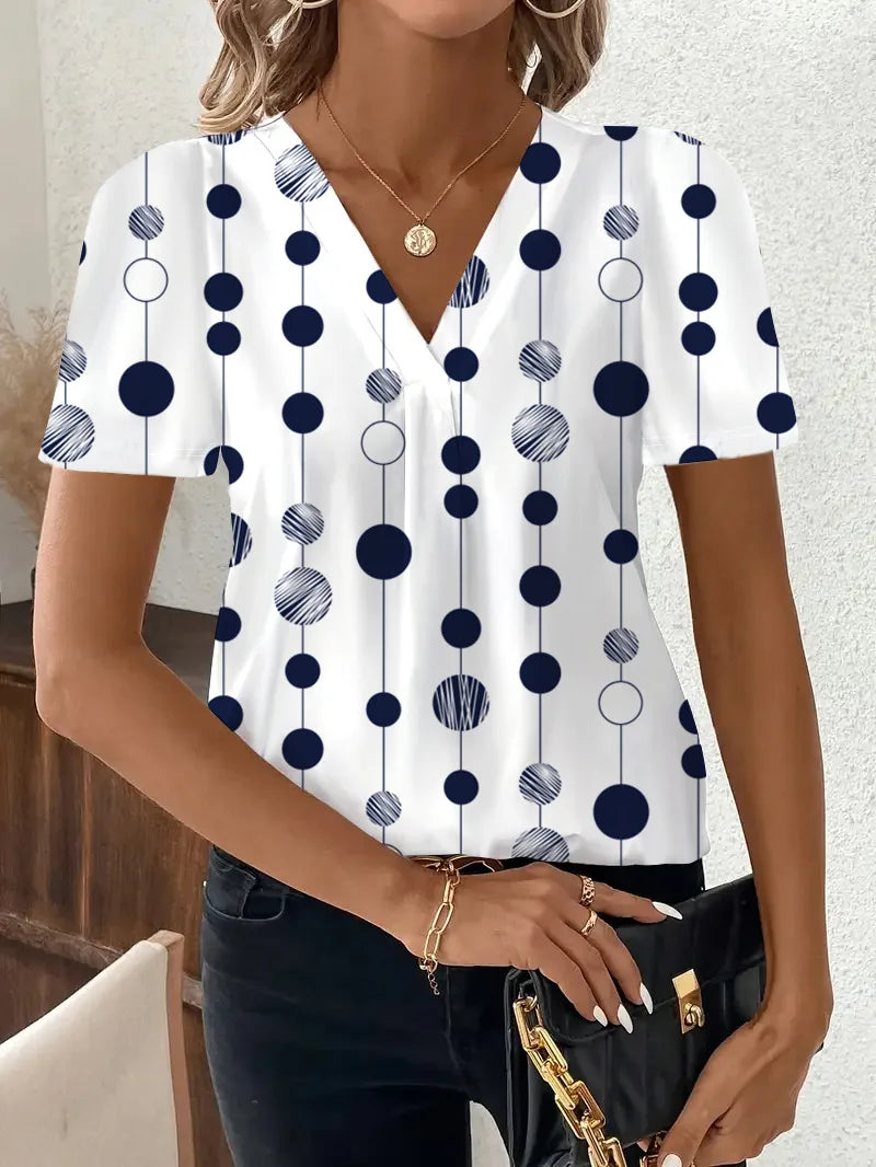 Cottage Swiss-Dot Blouse