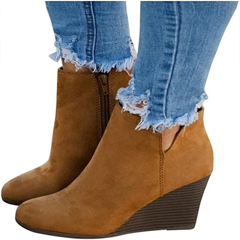 Clean Platform Boots