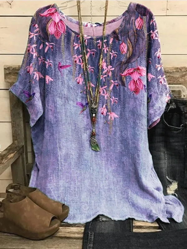 Graceful Eyelet Blouse