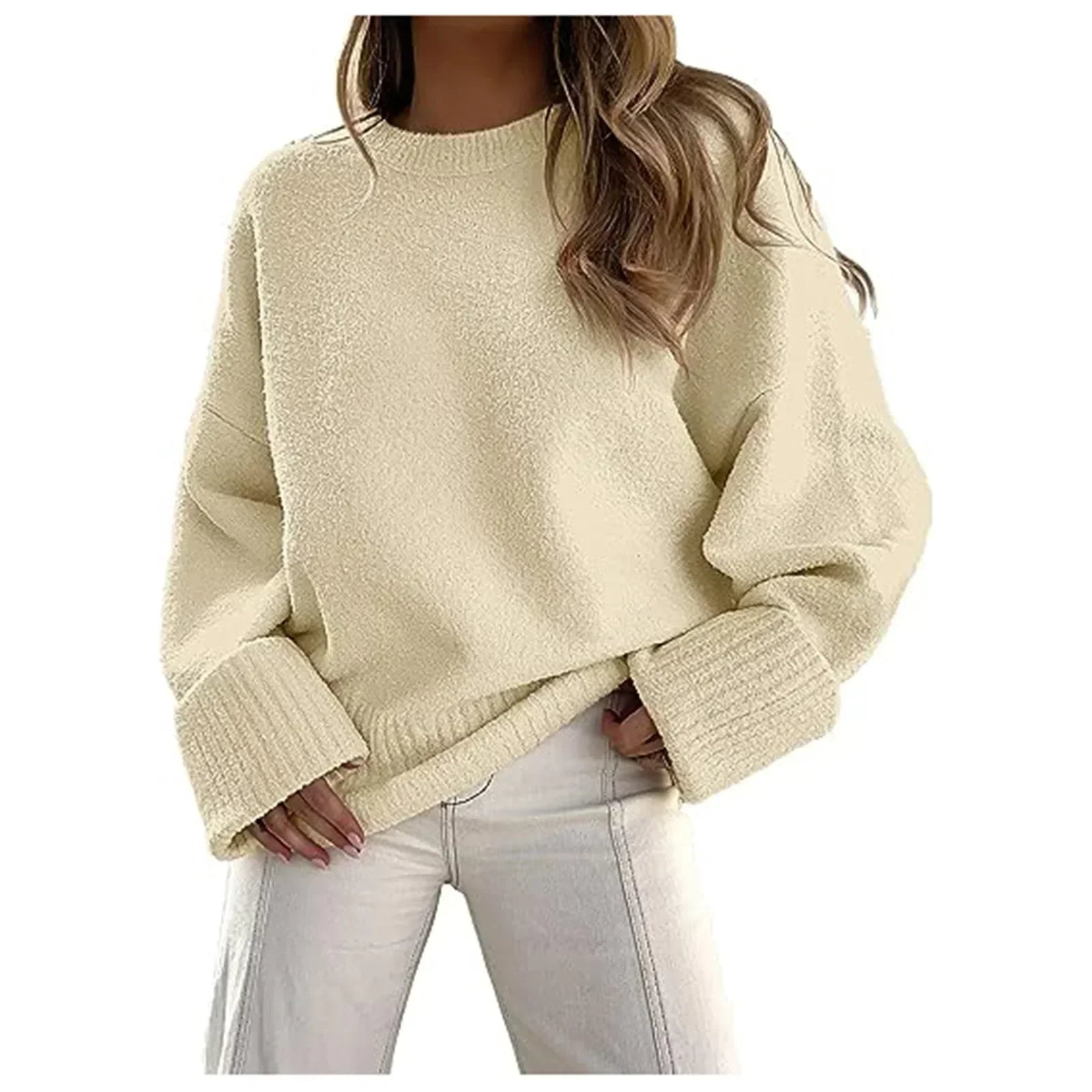 Relaxed Cropped Sweater