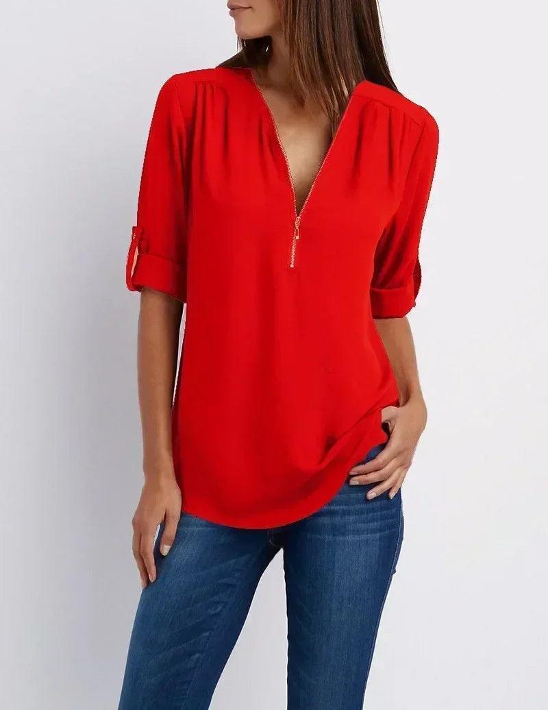 Feminine Cotton Blouse
