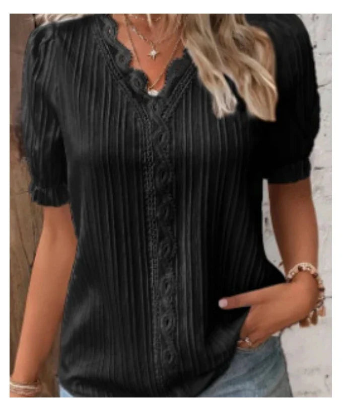 Feminine Satin Blouse