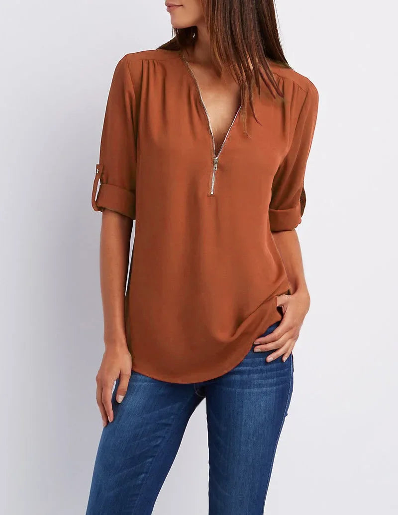 Romantic Printed Blouse